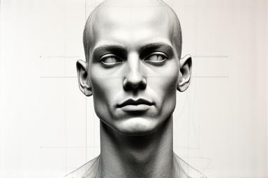 Portrait proportion study using classical measurement and sighting technique